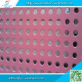 ss steel wire crimped mesh round hole metal mesh